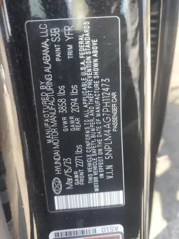 2023 HYUNDAI ELANTRA SEL  