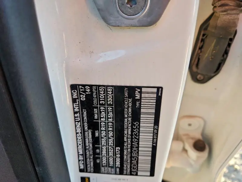 2017 MERCEDES-BENZ GLE 350  