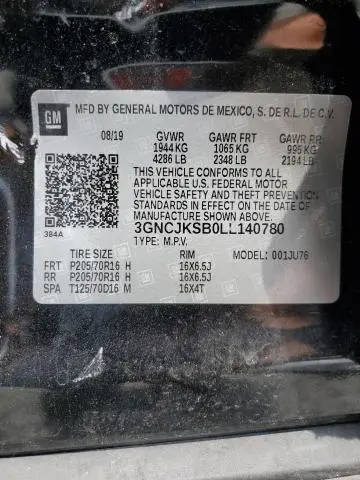 2020 CHEVROLET TRAX LS  