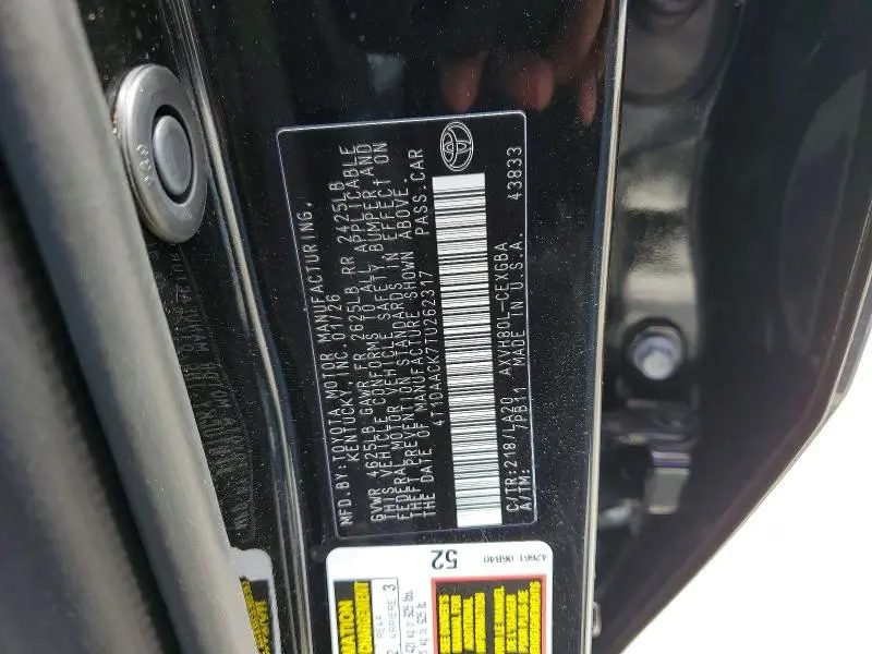 2026 TOYOTA CAMRY XLE  