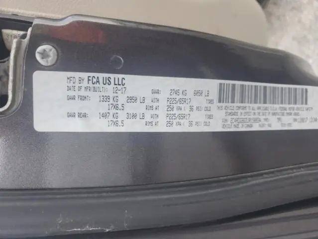 2018 DODGE GRAND CARAVAN SE  
