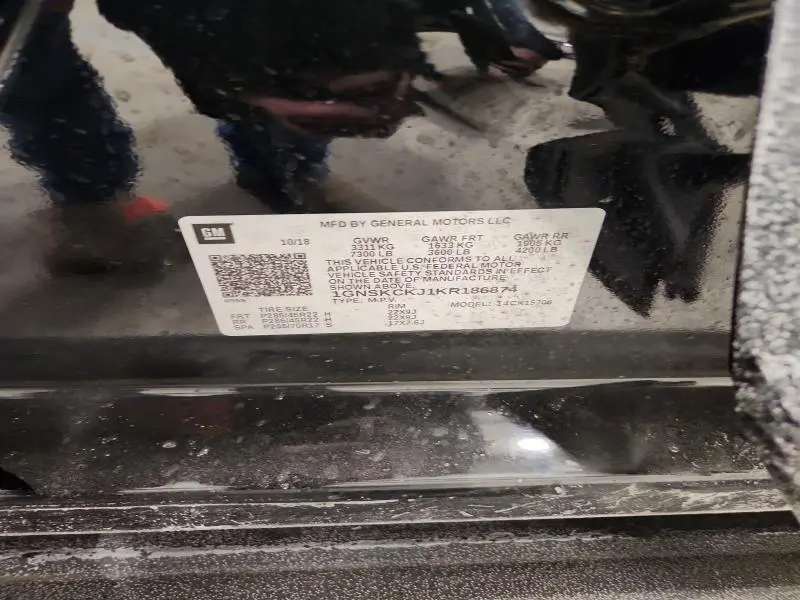 2019 CHEVROLET TAHOE K1500 PREMIER  