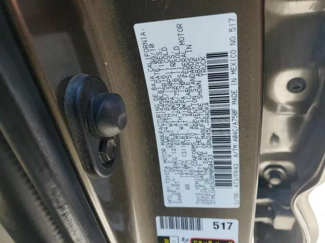 2011 TOYOTA TACOMA DOUBLE CAB  