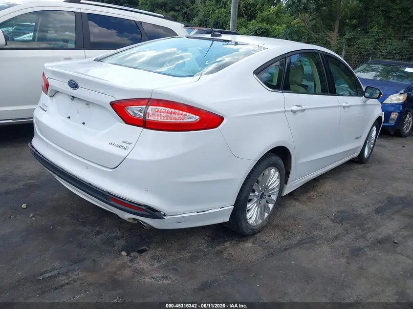 2016 FORD FUSION HYBRID SE