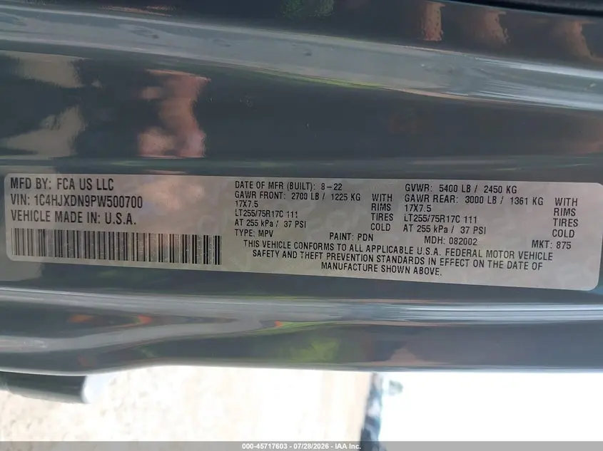 2023 JEEP WRANGLER 4-DOOR WILLYS 4X4