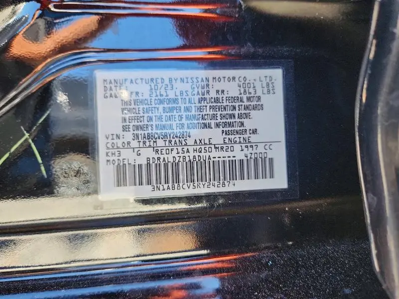 2024 NISSAN SENTRA SV  