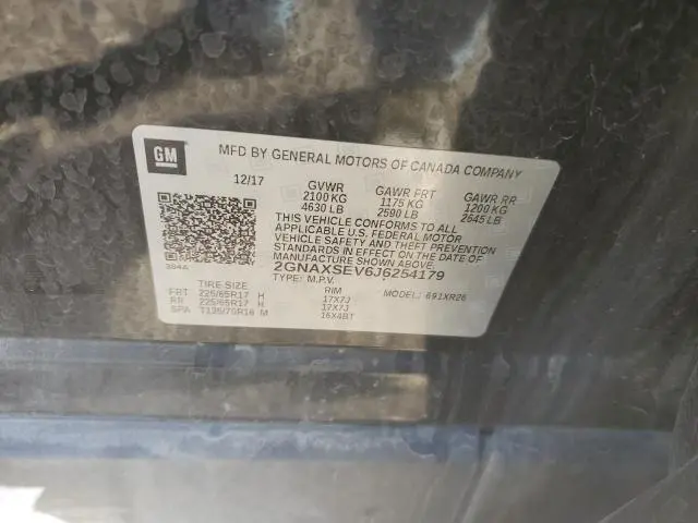 2018 CHEVROLET EQUINOX LT  