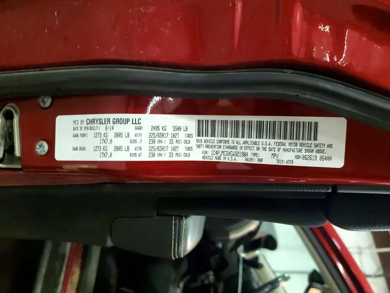 2014 JEEP CHEROKEE LATITUDE  