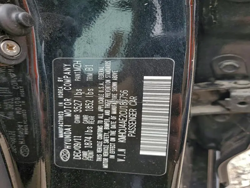 2012 HYUNDAI ACCENT GLS  