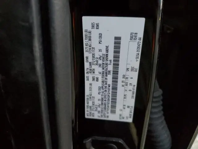 2016 FORD F150 SUPERCREW  