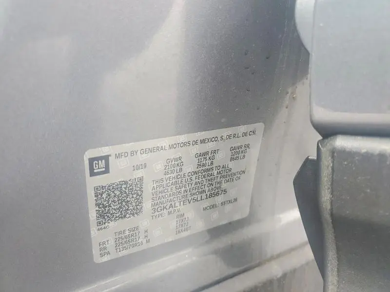 2020 GMC TERRAIN SLE  