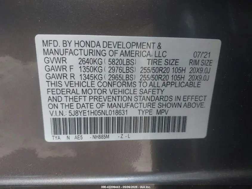 2022 ACURA MDX A-SPEC PACKAGE