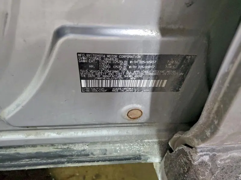 2018 TOYOTA RAV4 XLE  