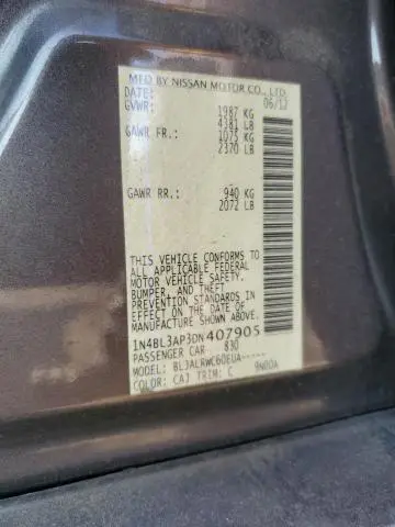 2013 NISSAN ALTIMA 3.5S  