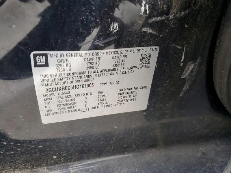 2017 CHEVROLET SILVERADO K1500 LT  