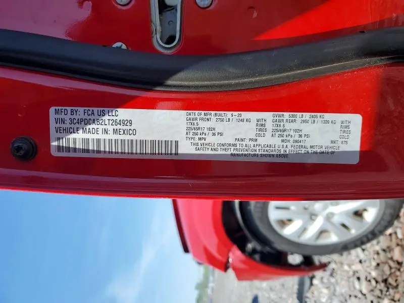 2020 DODGE JOURNEY SE  