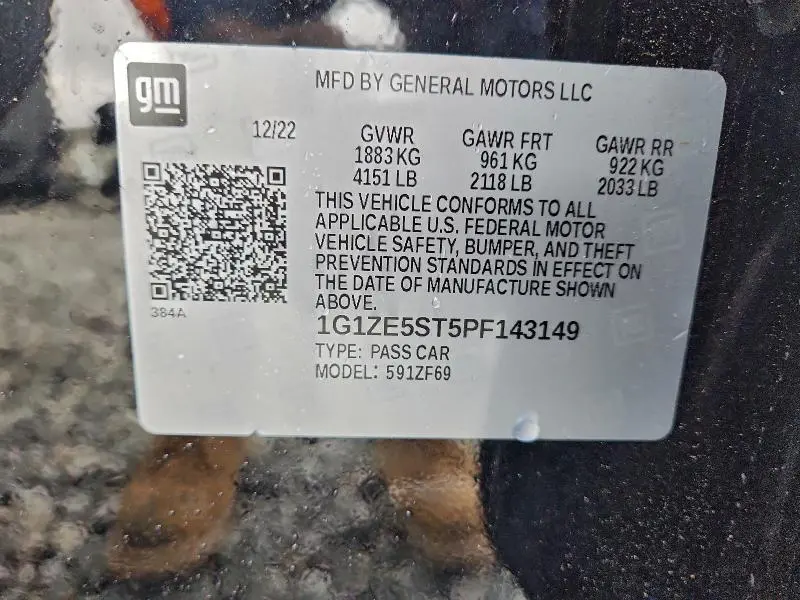 2023 CHEVROLET MALIBU PREMIER  