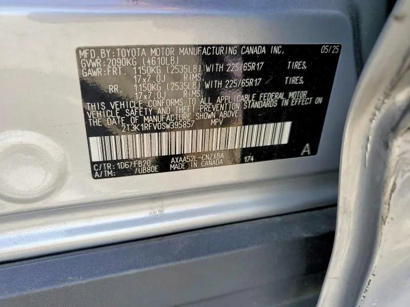 2025 TOYOTA RAV4 LE  