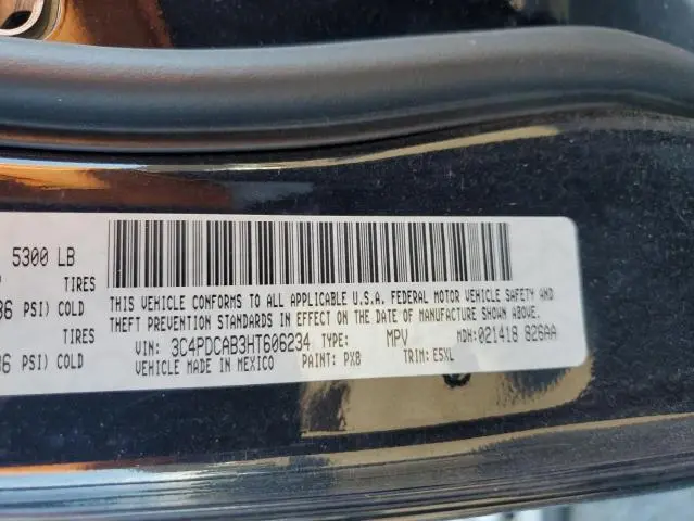 2017 DODGE JOURNEY SE  