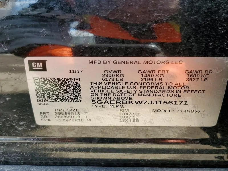 2018 BUICK ENCLAVE ESSENCE  
