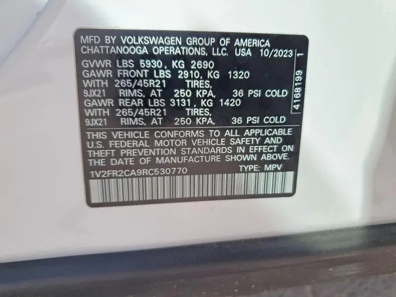 2024 VOLKSWAGEN ATLAS SEL PREMIUM R-LINE  