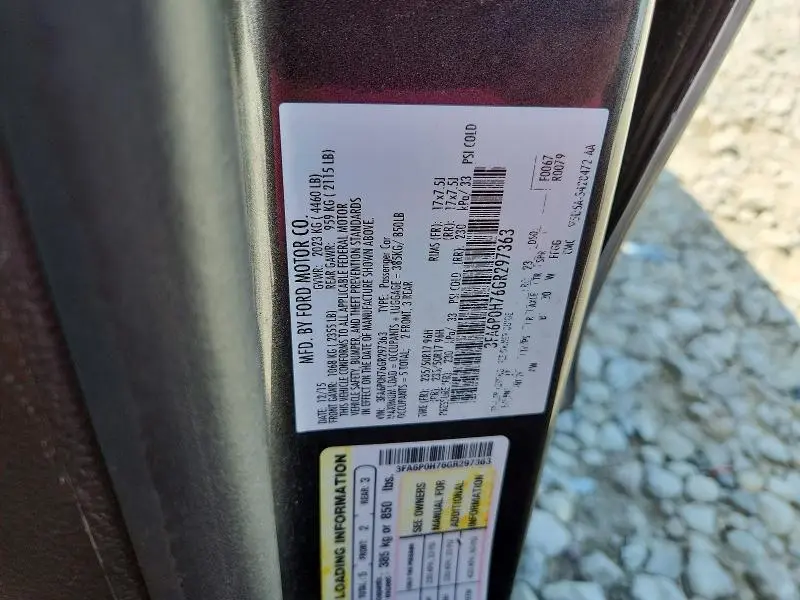 2016 FORD FUSION SE  