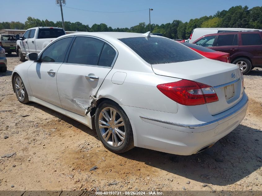 2012 HYUNDAI GENESIS 4.6