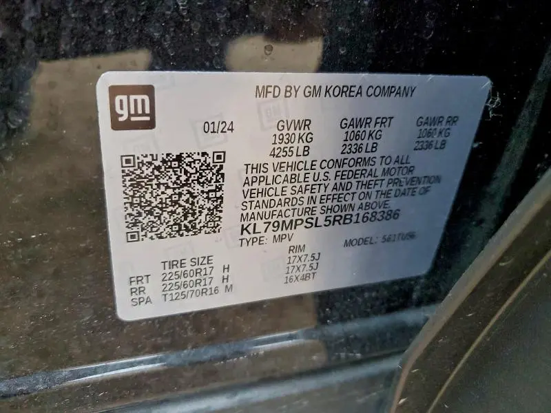 2024 CHEVROLET TRAILBLAZER LT  