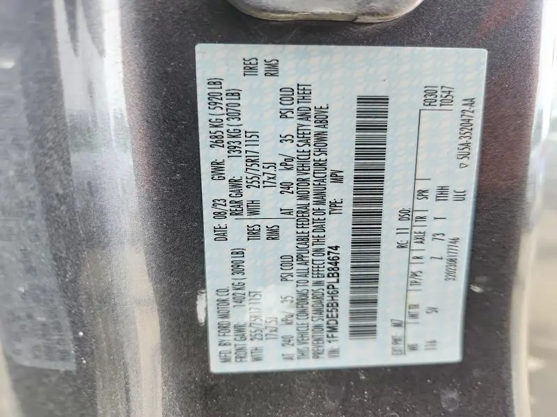 2023 FORD BRONCO BASE  