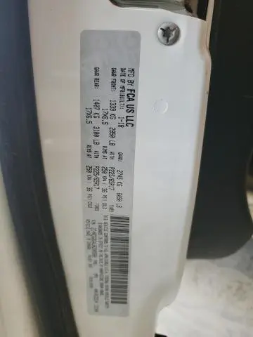 2018 DODGE GRAND CARAVAN SE  