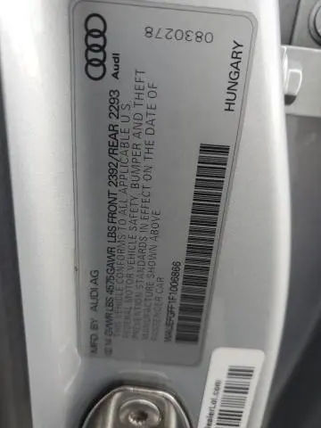 2015 AUDI A3 PREMIUM PLUS  