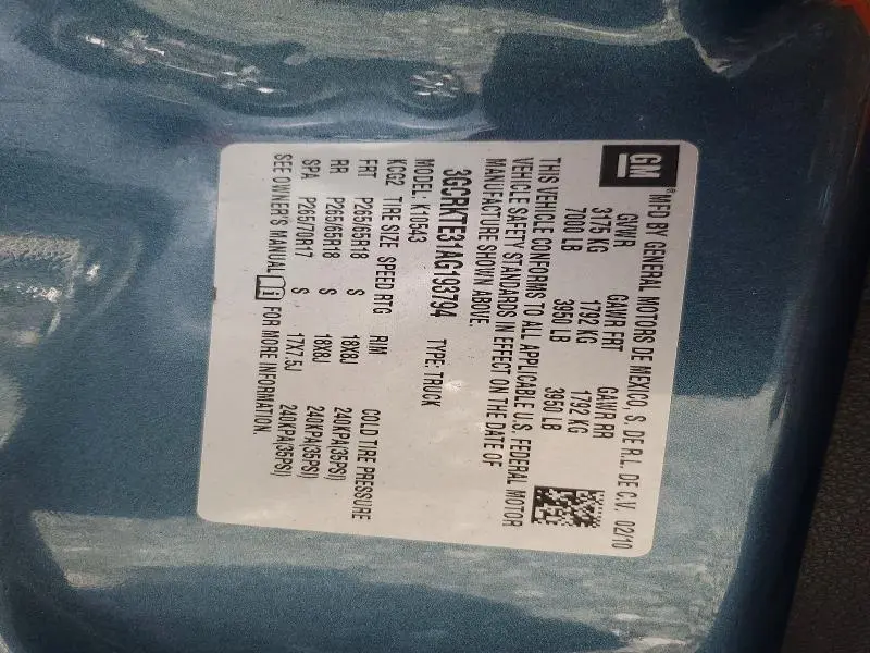 2010 CHEVROLET SILVERADO K1500 LTZ  