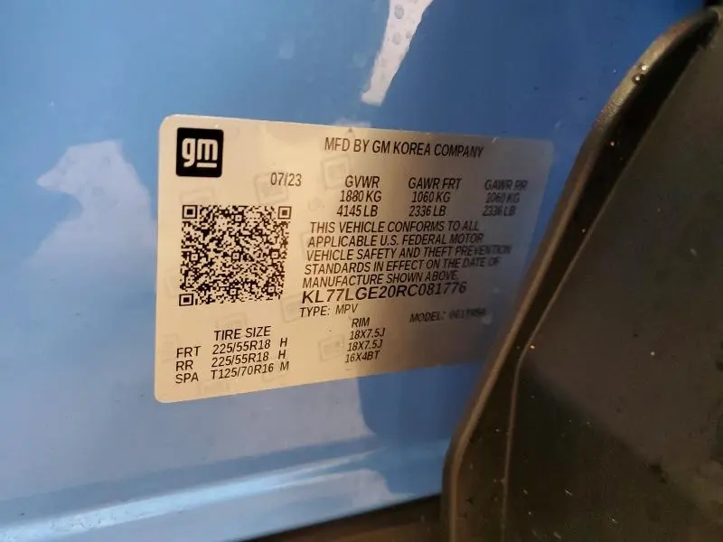 2024 CHEVROLET TRAX 1RS  