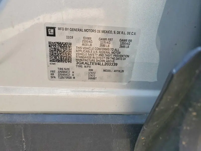 2020 GMC TERRAIN SLE  