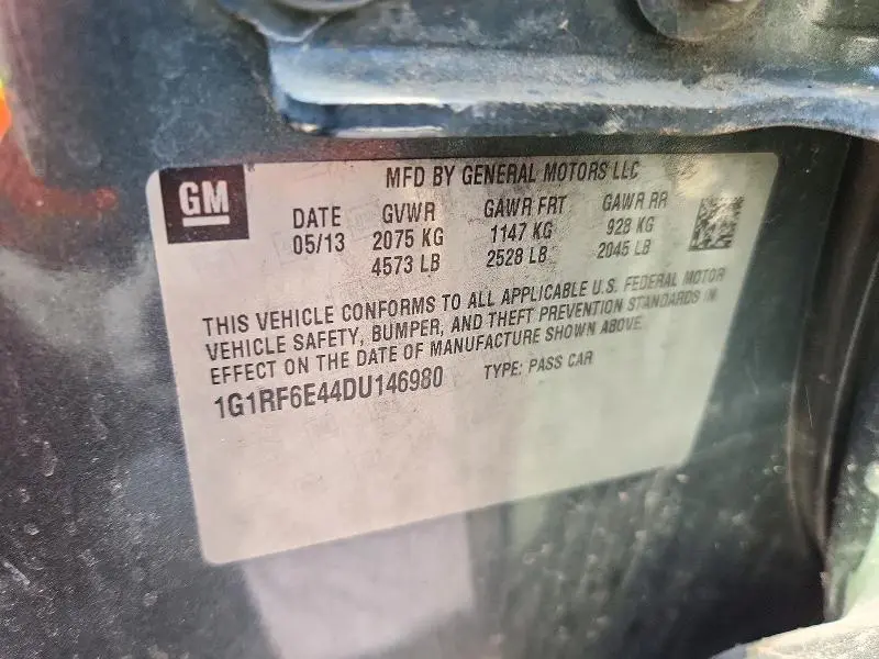 2013 CHEVROLET VOLT   