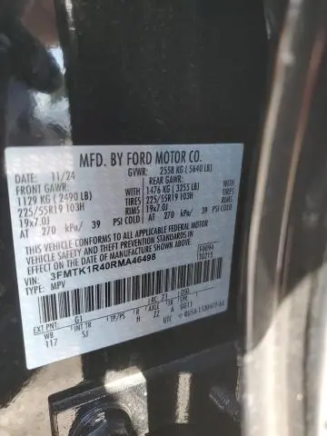 2024 FORD MUSTANG MACH-E SELECT  