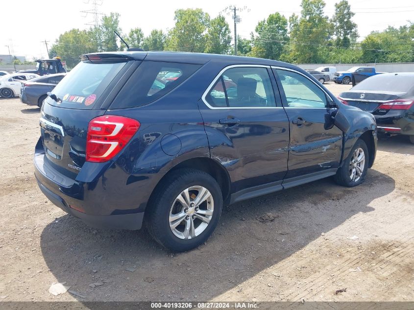 2016 CHEVROLET EQUINOX LS