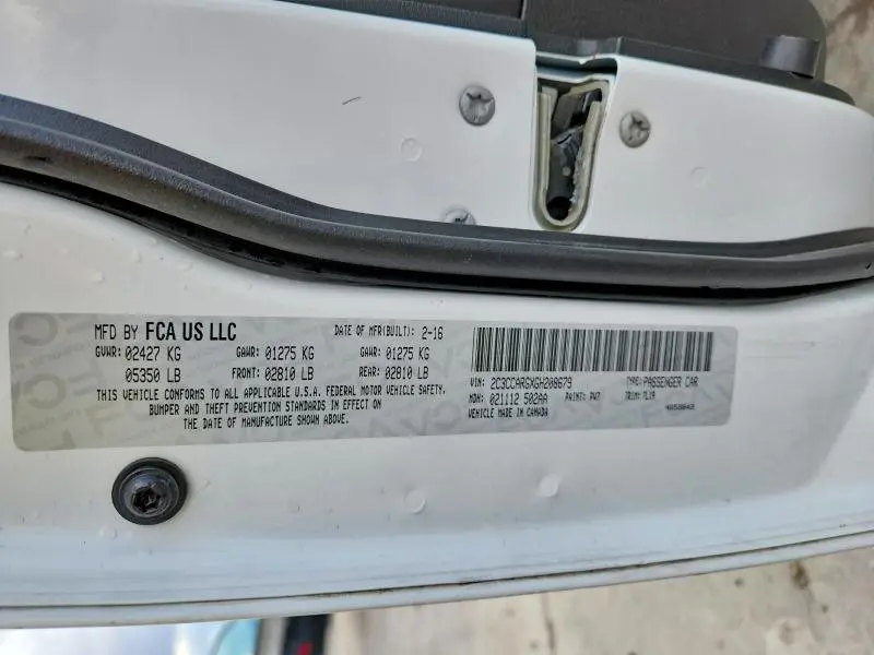 2016 CHRYSLER 300 LIMITED  