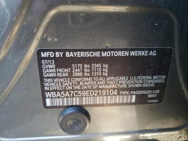 2014 BMW 528 XI  