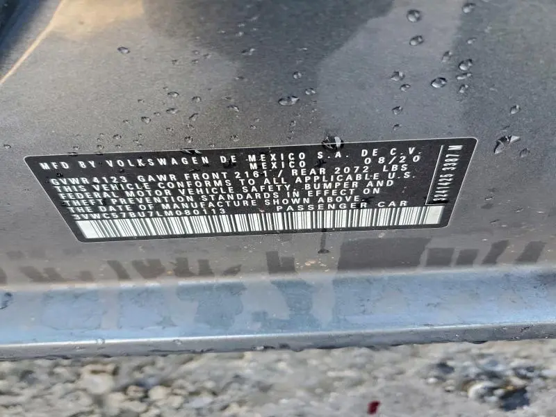 2020 VOLKSWAGEN JETTA S  