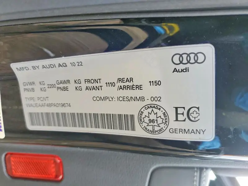 2023 AUDI A4   