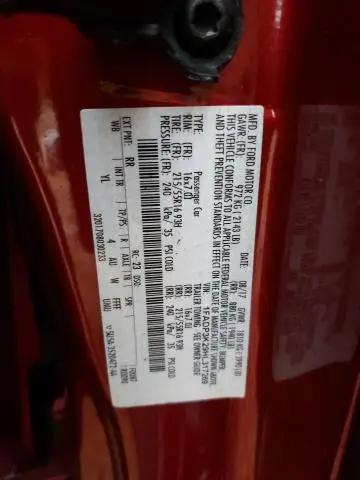 2017 FORD FOCUS SE  