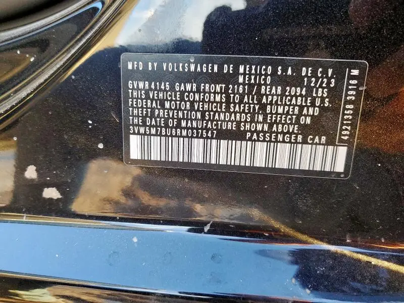 2024 VOLKSWAGEN JETTA S  