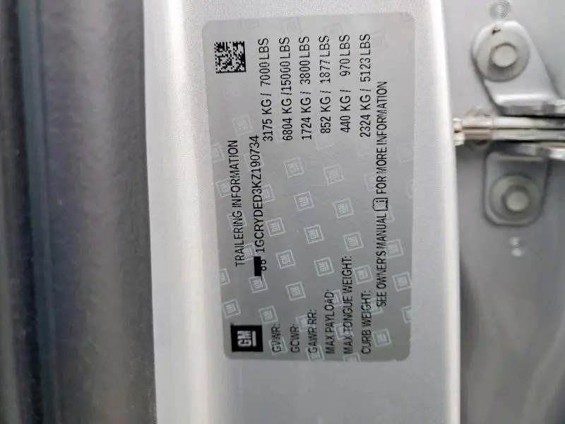 2019 CHEVROLET SILVERADO K1500 LT  