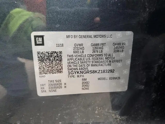 2019 CADILLAC XT5 PLATINUM  