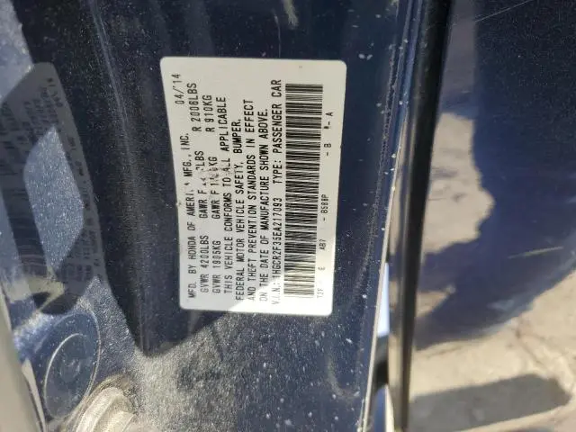 2014 HONDA ACCORD LX  