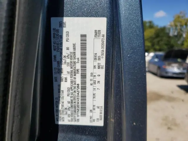 2014 FORD ECONOLINE E250 VAN  