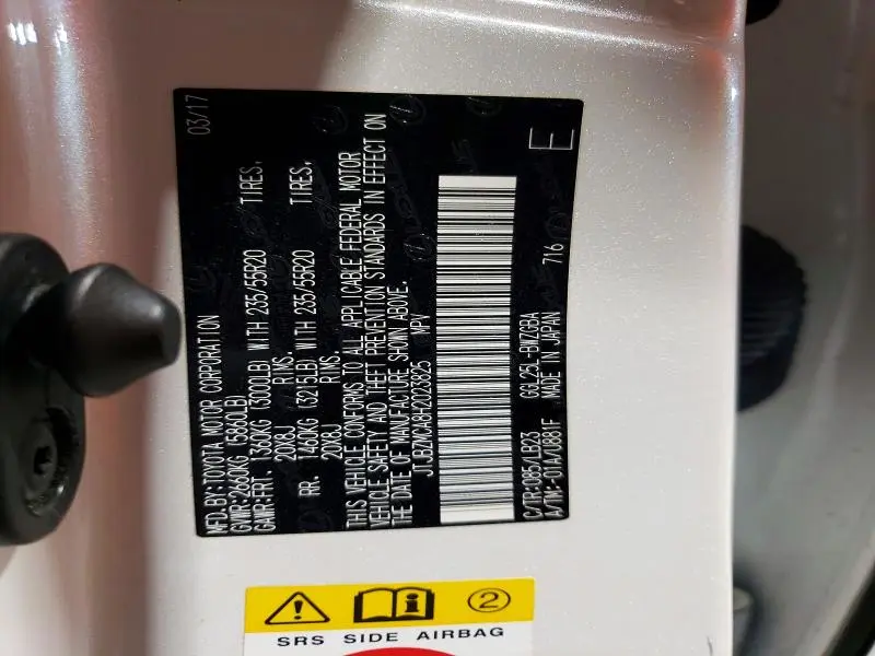 2017 LEXUS RX 350 BASE  