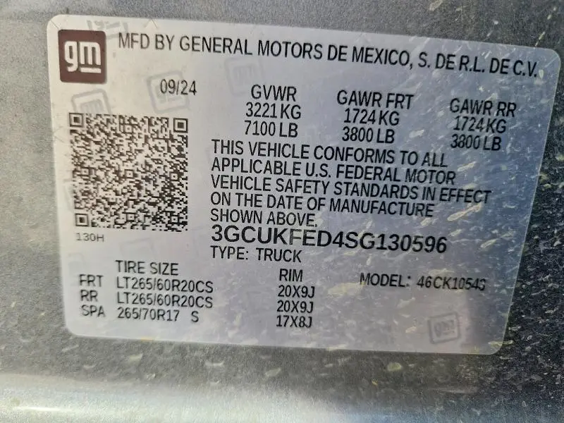 2025 CHEVROLET SILVERADO K1500 LT TRAIL BOSS  