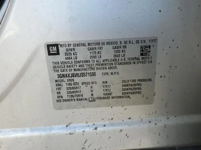 2018 CHEVROLET EQUINOX LT  